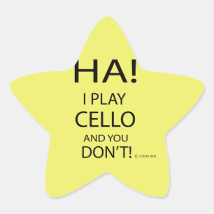 Sticker étoile Ha Cello