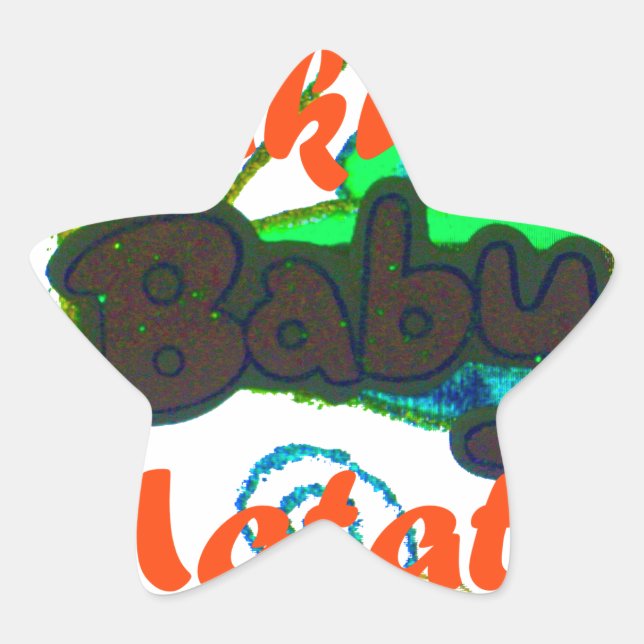 Sticker Étoile Hakuna Matata Baby.png (Devant)