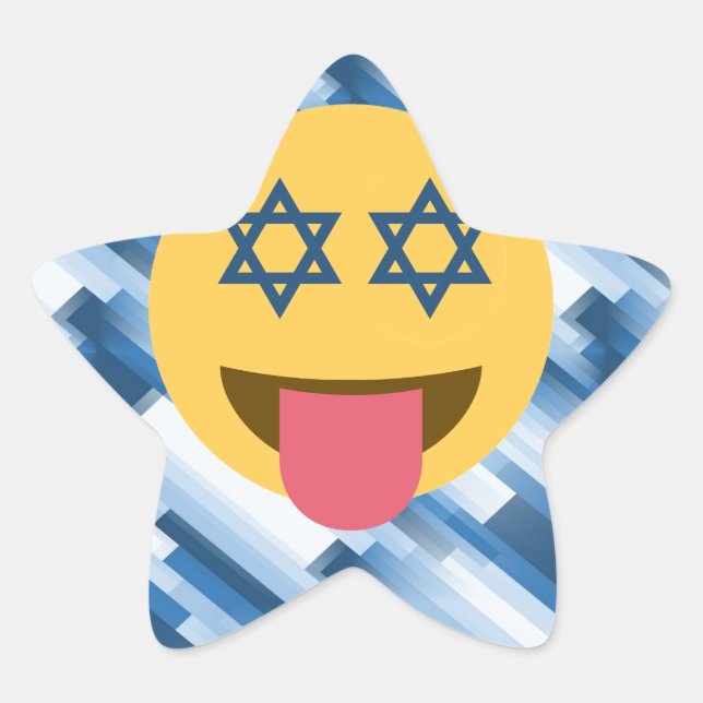 Sticker Étoile hanoukka chanukkah emoji (Devant)