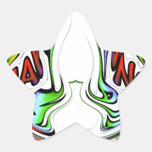 Sticker Étoile Imprimer Hakuna Matata Whirl Art Extraordinaire