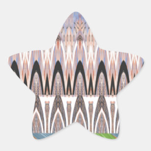 Sticker Étoile Imprimer l'art Motif Abstrait Extraordinaire