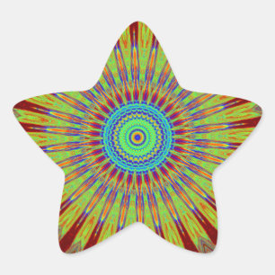 Sticker Étoile Iran tapis Africain ethnie tribale motif.jpg