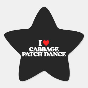 STICKER ÉTOILE J'ADORE CABBAGE PATCH DANCE