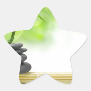 Sticker Étoile Jardin d'eau paisible Zen par l'amour guérisseur