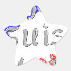 Sticker Étoile Je Suis Paris Art Print