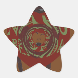 Sticker Étoile Je T'Aime ! Nakupenda Sana