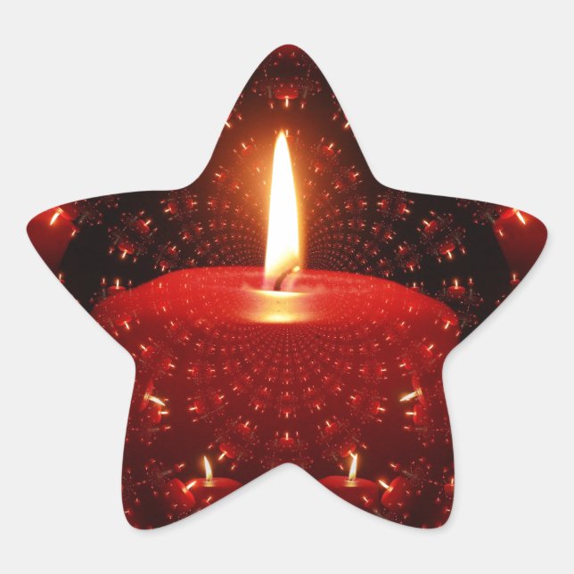 Sticker Étoile La Light a Candle (Devant)