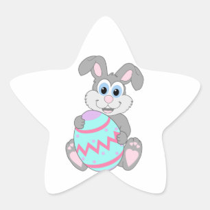 Sticker Étoile Lapin de Pâques