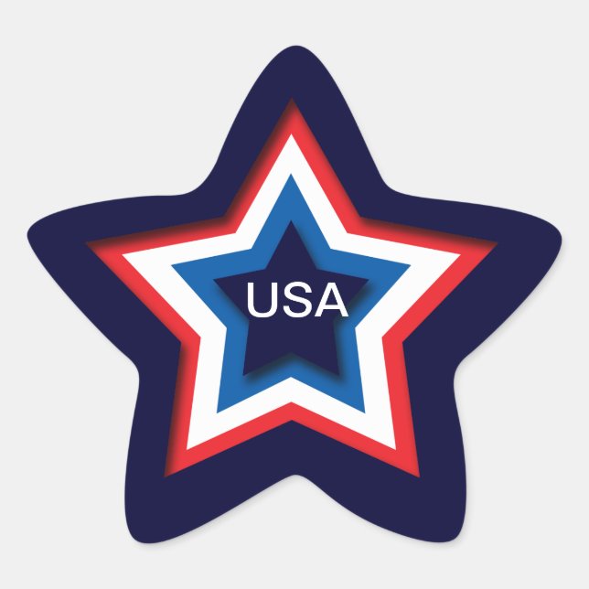 Sticker Étoile LES Etats-Unis (Devant)