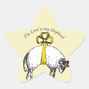 Sticker Étoile L'Éternel est mon berger Psaume 23