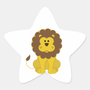 Sticker Étoile Lion