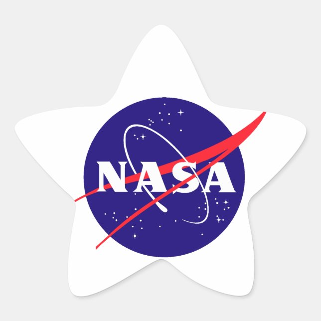 Sticker Étoile Logo de la NASA Meatball (Devant)