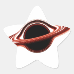 Sticker Étoile Logo de trou noir style Gravité T-shirt