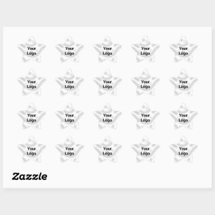 Sticker Étoile Logo personnalisé simple et élégant ici société cl