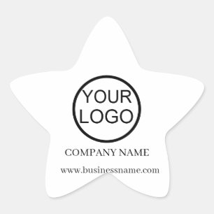 Sticker Étoile Logo promotionnel personnalisé