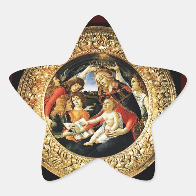 Sticker Étoile Madonna de l'étoile du Magnificat (Devant)