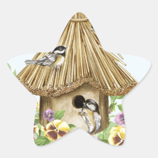 Sticker Étoile Maison d'oiseau des poulets