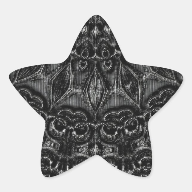 Sticker Étoile Mandala (Devant)