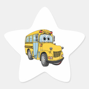 Sticker Étoile Mini School Bus