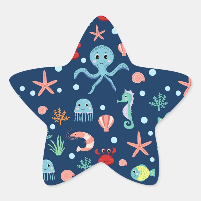 Sticker Étoile Monde marin (Devant)