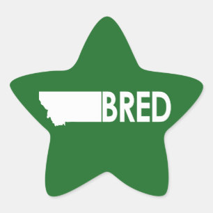 Sticker Étoile Montana Bred