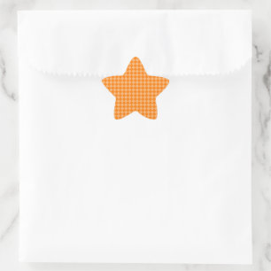 Sticker Étoile Motif de diamants orange combiné par STaylor