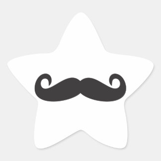 Sticker Étoile Moustache