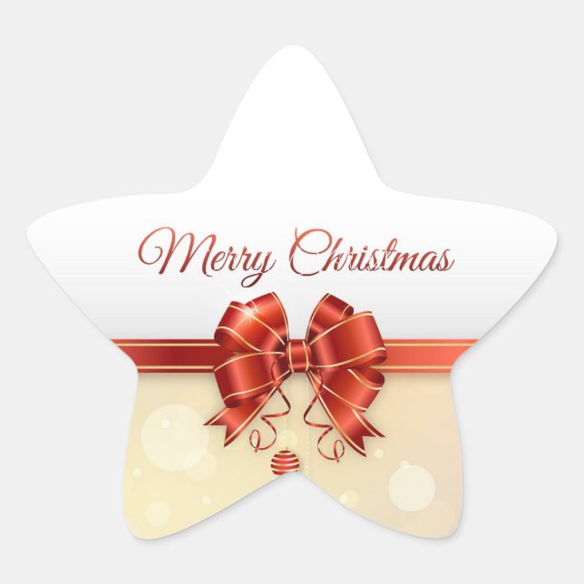 Sticker Étoile Noël (Devant)