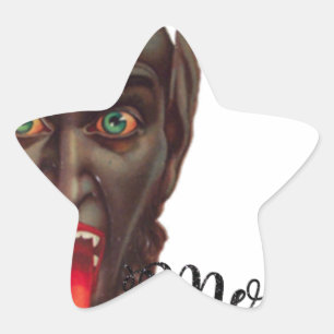 Sticker Étoile noël du krampus