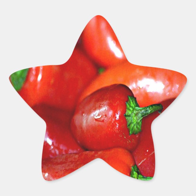 Sticker Étoile Nouveau-Mexique Chili Peppers (Chili) (Devant)