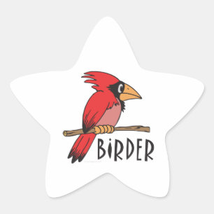 Sticker Étoile Observation d'oiseaux