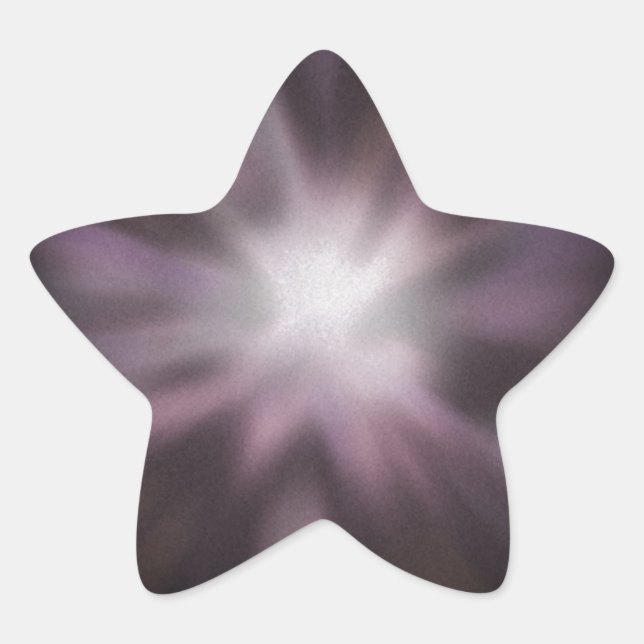 Sticker Étoile Oeuvre d'éclatement cosmique (Devant)