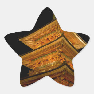 Sticker Étoile Pagode Japon Kyoto