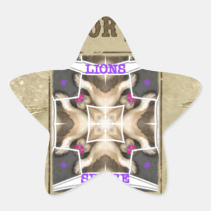 Sticker Étoile Paix Recherchée, Amour et Inspiration : Diffuser H