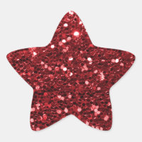 Parties scintillant Red Faux