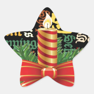 Sticker Étoile Père Noël Bonne journée et une meilleure nuit.jpg