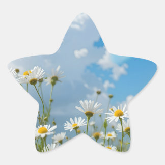 Sticker Étoile Pétales Choyés par le Soleil