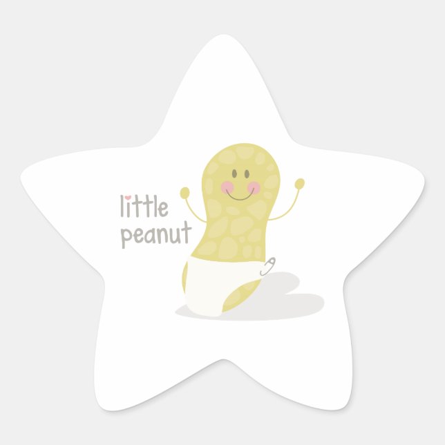Sticker Étoile Petite arachide (Devant)