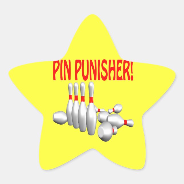 Sticker Étoile Pin Punisher (Devant)