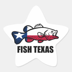 Sticker Étoile Poisson Texas