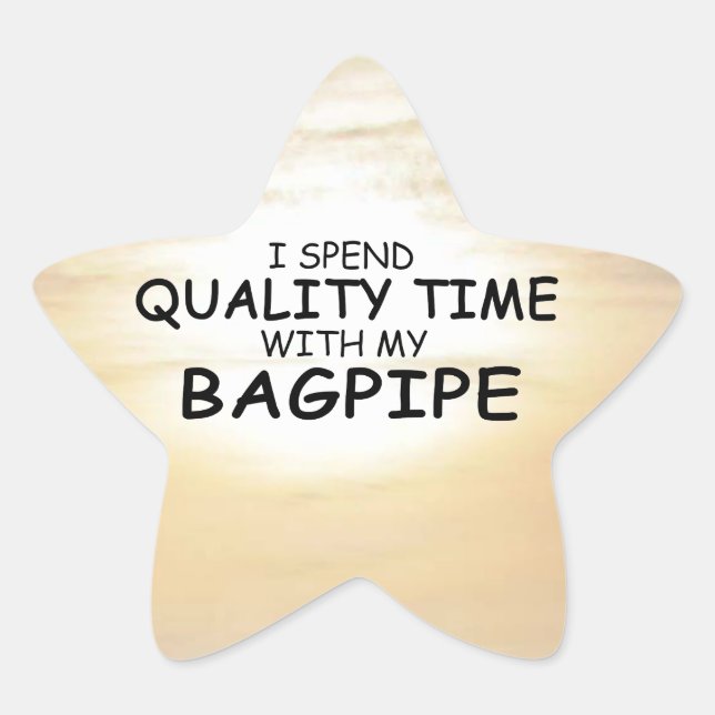 Sticker étoile pour le temps de qualité (Devant)