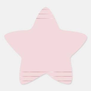 Sticker Étoile Rose Gold Blank Modèle moderne tendance élégant