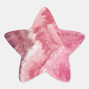 Sticker Étoile Rosey Rose Quartz Crystal