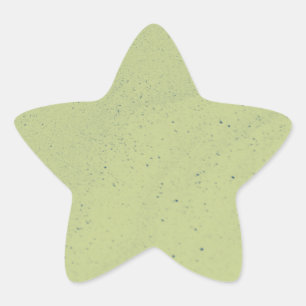 Sticker Étoile Sable Vert Citron