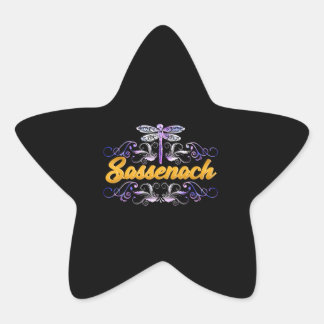 Sticker Étoile Sassenach Outlander Blue Dragonfly