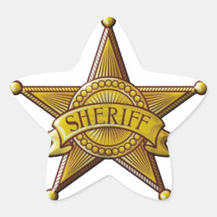 Sticker Étoile Sheriff