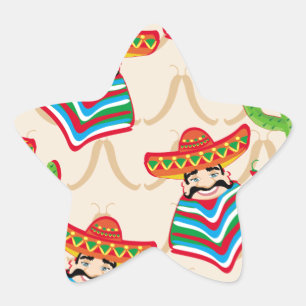 Sticker Étoile sieste mexicaine