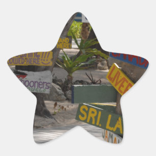 Sticker Étoile Signal Point Rum Grand Cayman