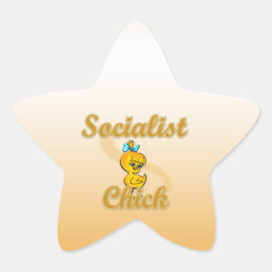 Sticker Étoile socialiste Chick