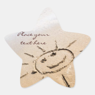 Sticker Étoile Soleil Sur La Plage